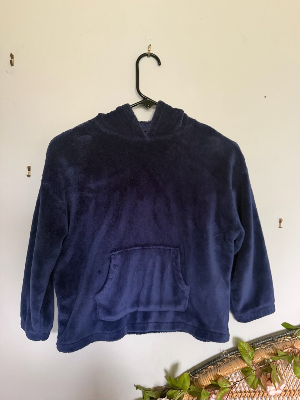 Joe Fresh Dark Navy Plush Hooded Pullover